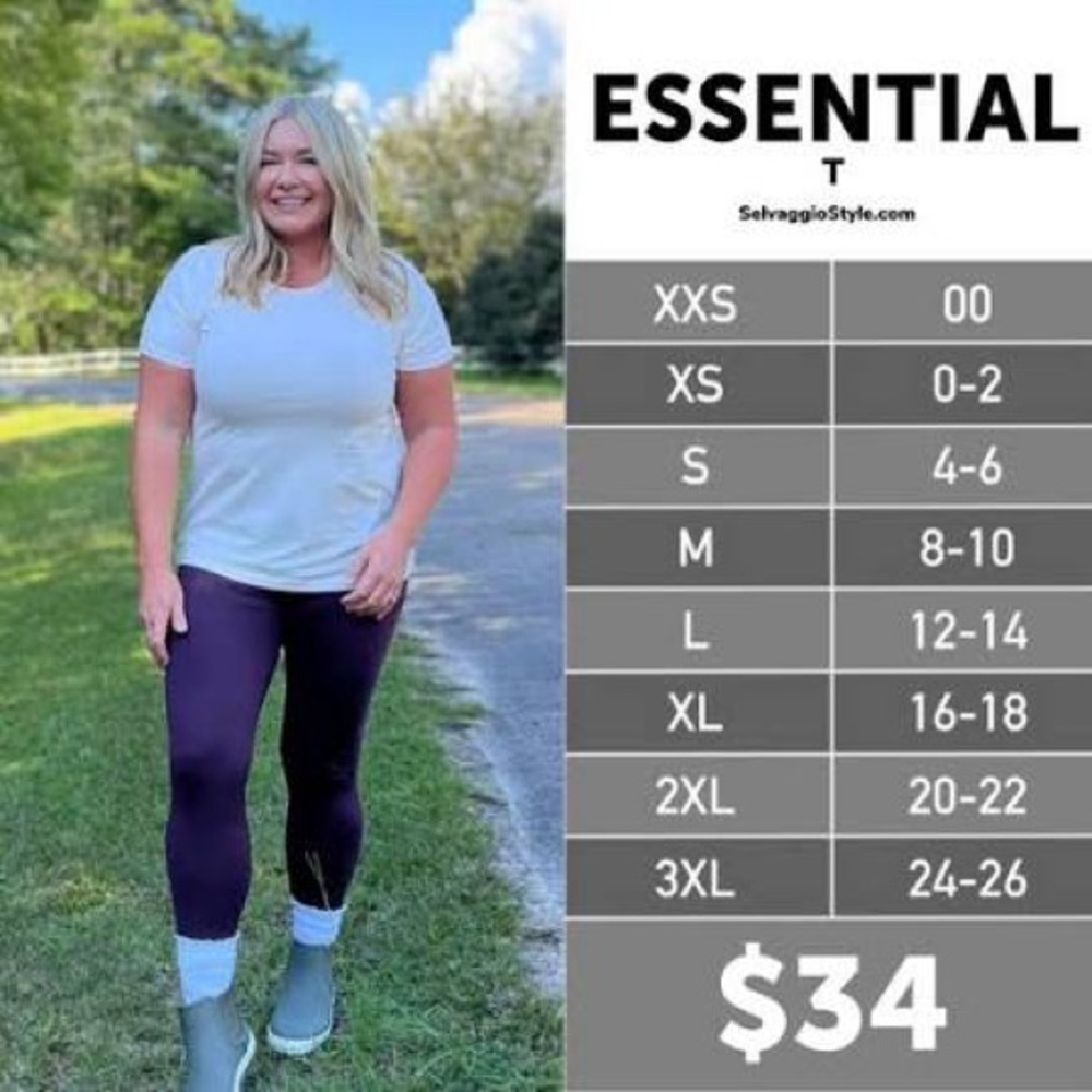 LuLaRoe Essential Tee –       Custom Design – NWT - Picture 4 of 4